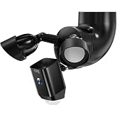 SURVADV&reg; Eave Mount for Ring, Blink, Wyze &amp; Roku Floodlight Cameras, Black | Fits Ring Floodlight Cam Wired Pro/Plus/2nd Gen, Blink Wired, Wyze V2/Pro and Roku Floodlight Cam; 90&deg; Soffit Adapter Bracket