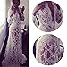 Fedi Apparel Women Summer Beach Transparent Sundress Lace Floral Long Maxi Dress Formal Gown White Asian S