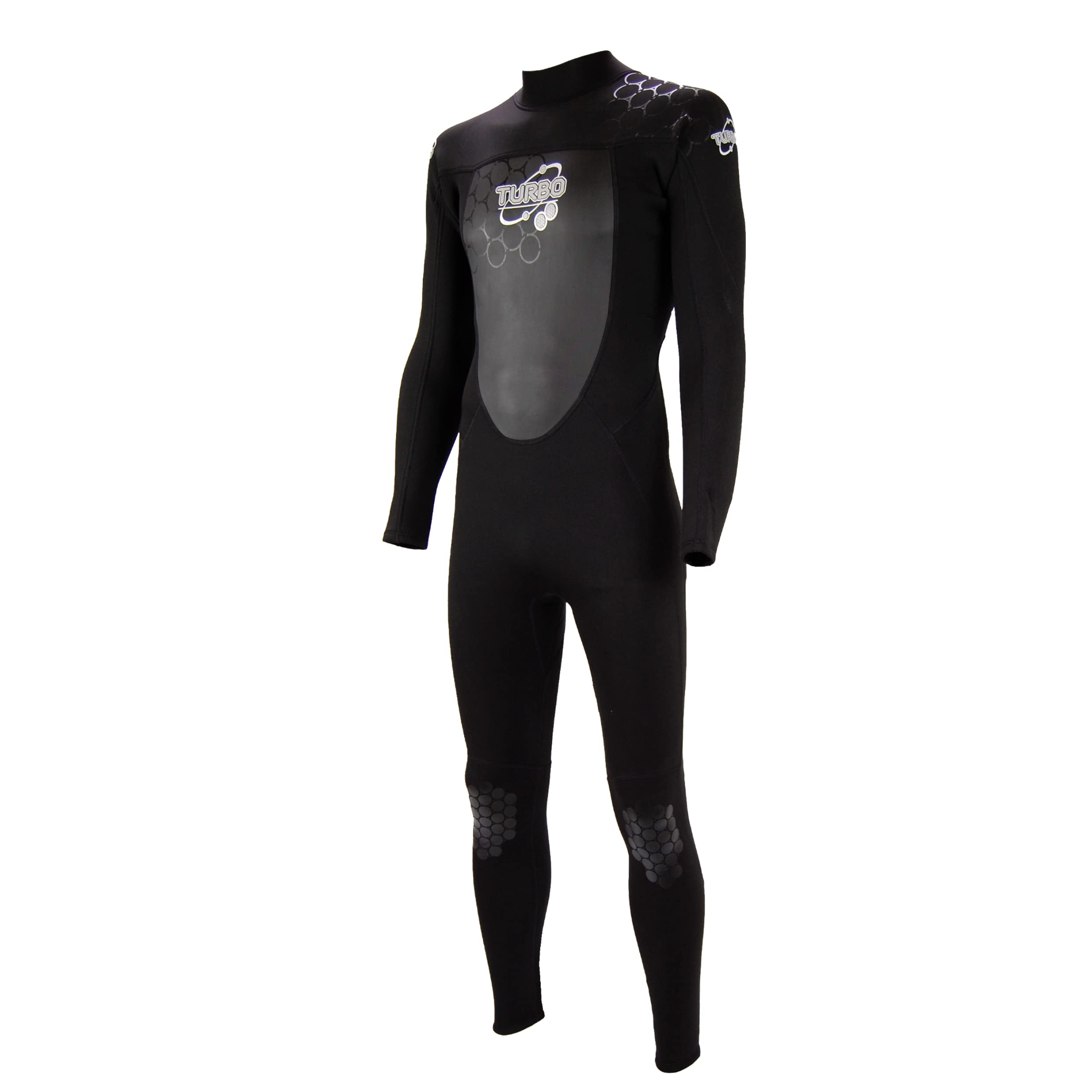 TWF Men's Turbo Full Wetsuit - Black, Small