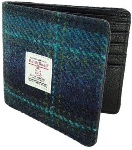 Amazon.com: Maccessori Harris Tweed Bi-fold Wallet for Men and