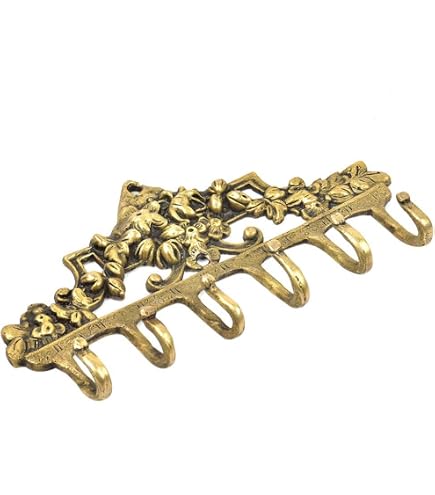 4-Pack Vintage Wall Hooks In Antique Copper – Decorative Coat Hooks For Bathroom, Entryway & Closet - View #2