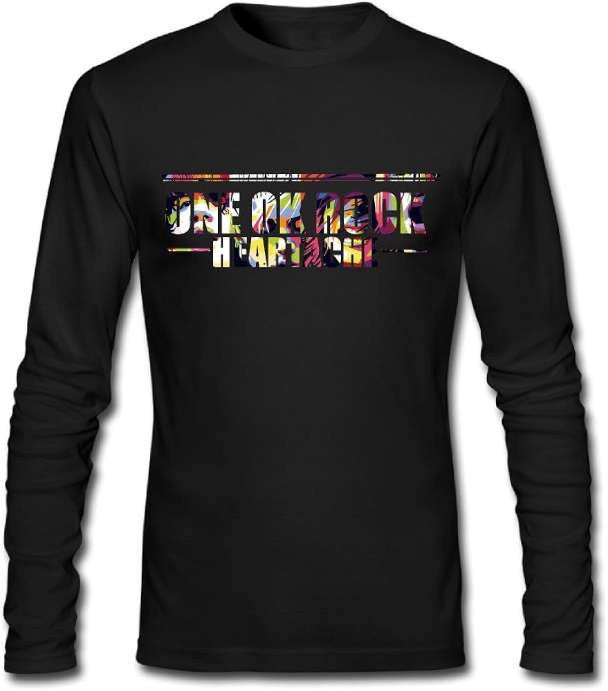 Amazon Com One Ok Rock Heartache Men S Long Sleeve T Shirt Clothing