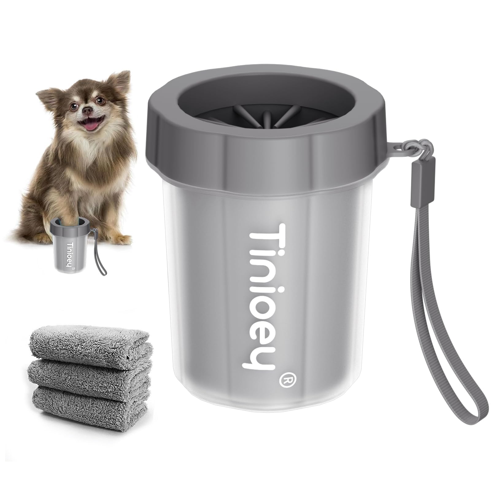 Photo 1 of Dog Paw Cleaner for Small Dogs, Dog Paw Washer, Muddy Paw Cleaner, Pet Foot Cleaner, Dog Paw Protector Kit,Dog Paw Balm