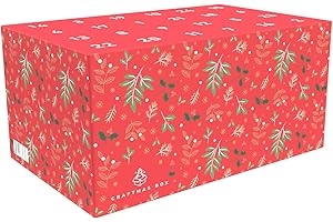 The Classic Wrap Advent Calendar | DIY Christmas Countdown Box | Traditional 24 Day Fill-Your-Own Gift Box for Adults & Kids | Craftmasbox