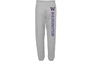 CAMPUS LAB Official Collegiate NCAA Jogger Sweatpants Unisex for Men & Women Collegiate Team Logo Athletic Heather Collection