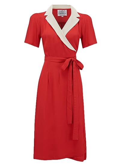 50s wrap dress