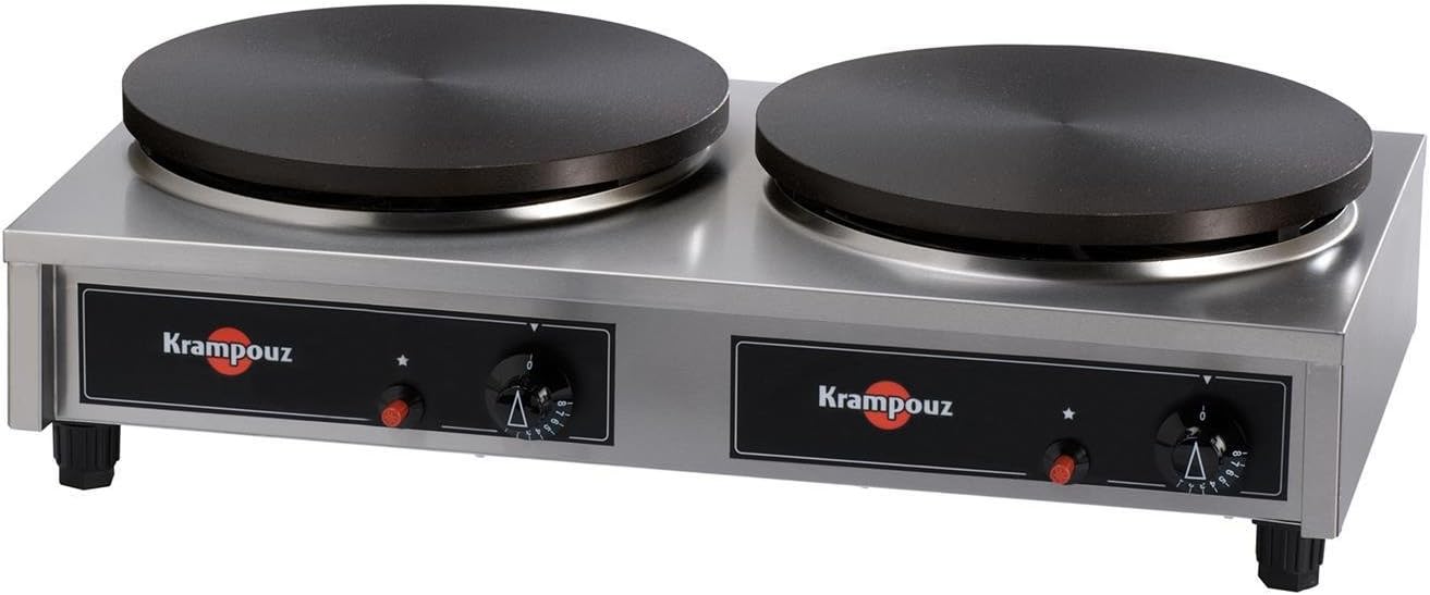 Crêpes maker Crepe Appareil 2 x 40 cm Krampouz Confort rectangulaire gaz manuellement Amazon.fr