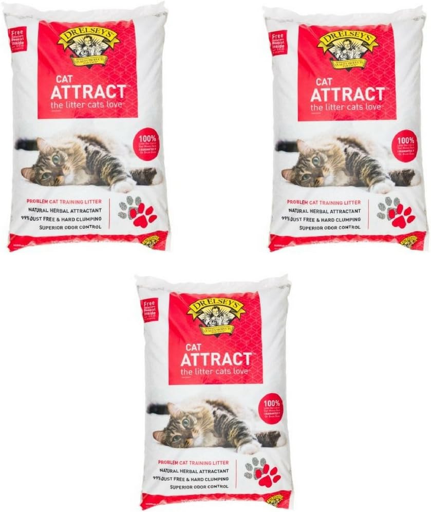 Precious Cat Dr. Elsey's Cat Attract Scoopable Cat Litter (40 lb - pack of 3)