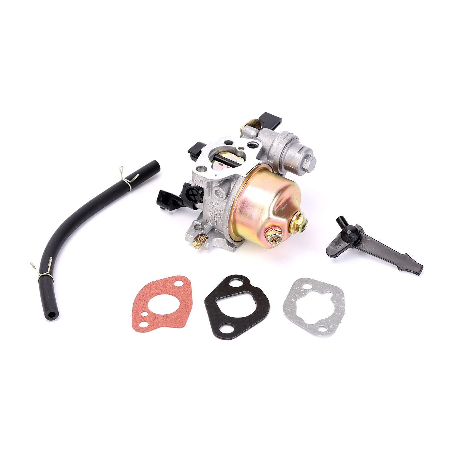 Carburetor Kit for Honda GX160 GX200 5.5hp 6.5hp 168/170F Generator Lawnmower Engines, with Damper Lever,Gasket