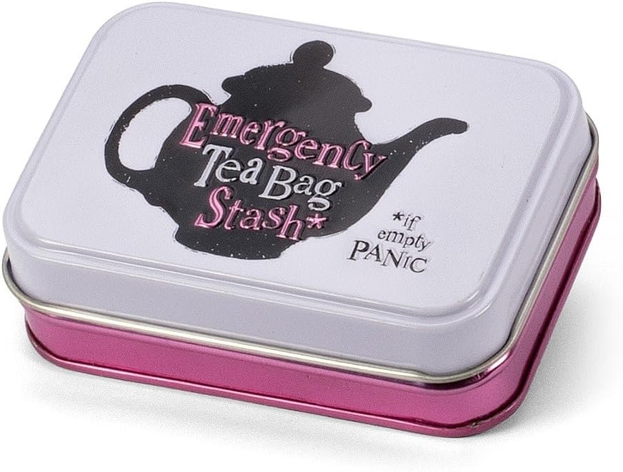 Bright Side Brightside Tea Bag Stash Metal Tin Brand Gift Box