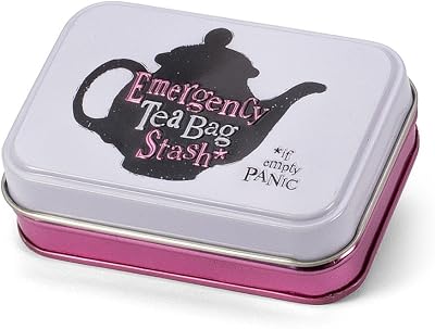 Bright Side Brightside Tea Bag Stash Metal Tin Brand Gift Box