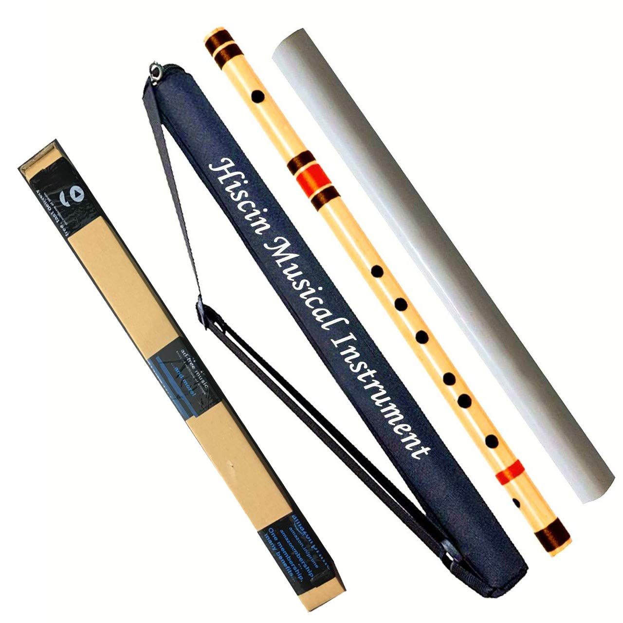 Hiscin B natural Base Professional Flute 21 inches Amazon.in Electronics