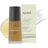 AHAVA Extreme Night Treatment - Exclusive Moisturizer, Neck & Chest Cream, Smoothes Skin & Reduces Wrinkles, Enriched with Patented Extreme Complex, Dead Sea Osmoter, Peptides & Resveratrol 1 Fl.Oz