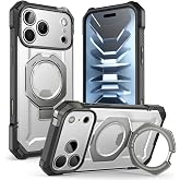 SUPCASE for iPhone 18 Pro Max Case/ 17 Pro Max Case with Stand, Gray | Military-Grade Protection, Support MagSafe, Camera Control, Anti-Slip Grip, Heavy Duty Rugged Magnetic Phone Case, UB Grip