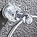 AUSWIND Silver Chrome Polished Crystal Towel Rings Brass Wall Mounted With False Clear Crystal Decorate Solid Brass Towel Holder Bathroom Accessories