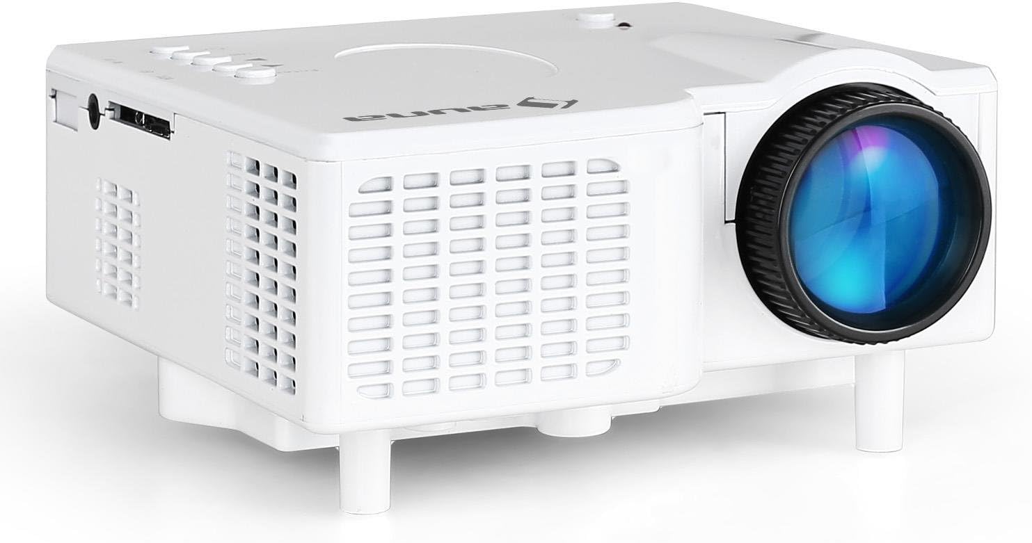 auna Mini video projecteur portable avec nombreuses possibilités de