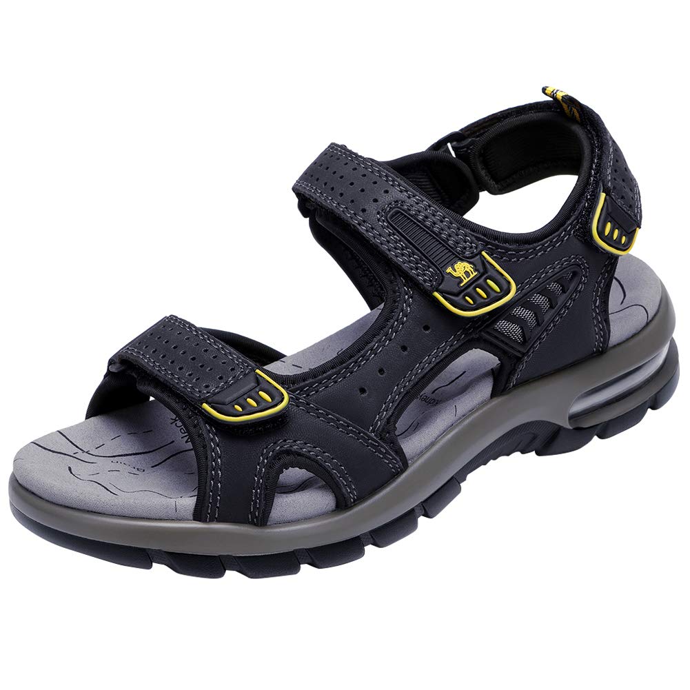 mens leather sandals amazon