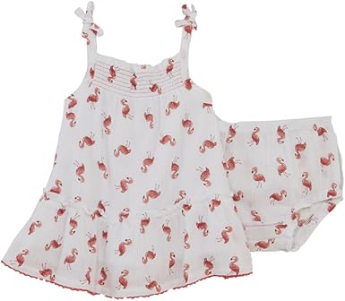 pink flamingo sundress