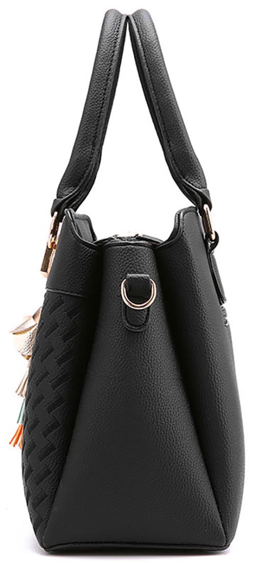 Damen Handtasche Damen Große Mode-Design Tragetaschen Damen Umhängetasche Top Griff Taschen(Grau)