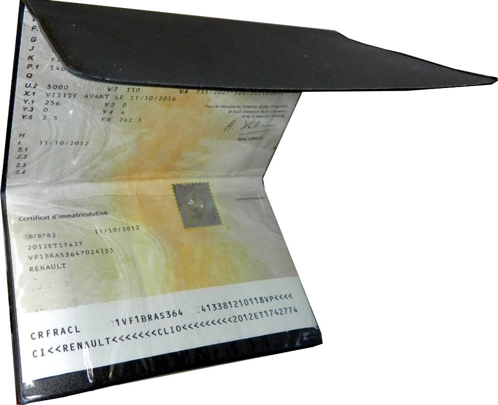 PVC Case with Card Holder Grey