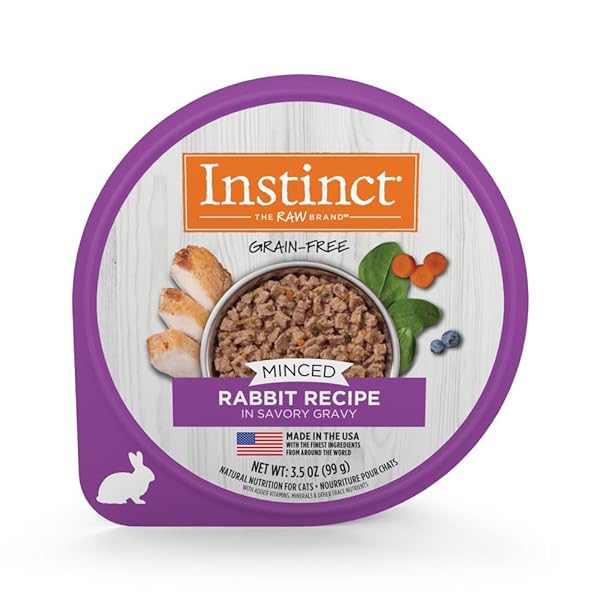 INSTINCT ORIGINAL MINCED NATURAL WET CAT FOOD, GRAIN...