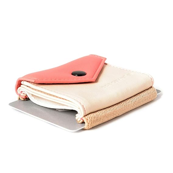 Space Wallet Mini Portemonnaie Frauen I Original Spacewallet Peak Kollektion I Kleine Damen-Geldbörse aus Echtleder I Innovat