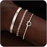 Picuzzy Gold Bangle Bracelets for Women, Non Tarnish Dainty 14K Gold Plated Cuff Bracelets Stackable for Women,Waterproof Bracelet Stack Gold Jewelry Gifts Trendy Adjustable Accessories