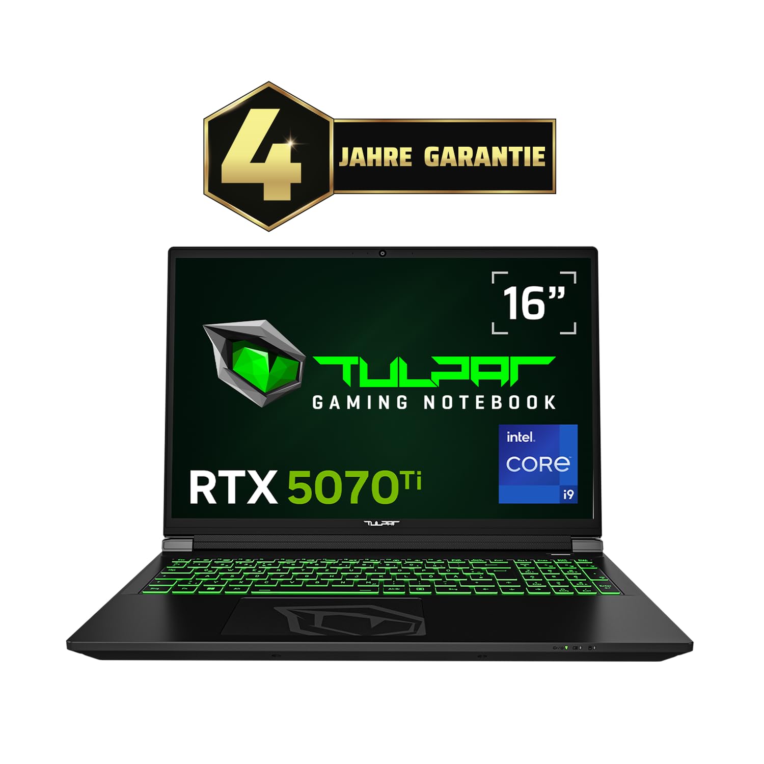 TULPAR T6 V3.8 Gaming Laptop | 16'' QHD+ 2560x1600 180HZ IPS LED-Display | Intel Core i9 14900HX | 16 GB RAM | 1 TB SSD | RTX 5070 Ti | Windows 11 Gaming Notebook 2