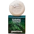 GOOD TIME Hydrating Shampoo Bar - Sustainably Crafted Hair Care, Plastic Free, Vegan, Natural Ingredients - Sulfate, Silicone and Paraben Free - Made in USA - Bergamot + Juniper Berry