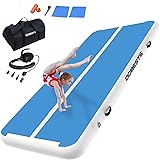 DOBESTS Inflatable Air Gymnastics Mat Tumbling Mat