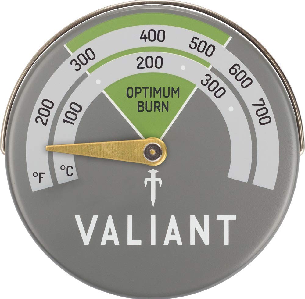 Valiant FIR116 Magnetic Stove Thermometer, Aluminum, Green, 63mm โ image 1