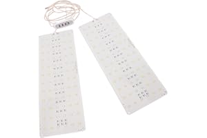 WGFOIP LED Grow Light, 5 Brightnesses Dimmable Ultra Thin Growing Light with 8H 12H 16H Timer for Seedlings Succulents Plants