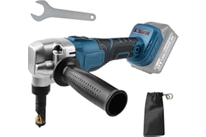 XIIW Cordless Nibbler for Makita 18V Battery, 3 Speeds Adjustable 16 Gauge Sheet Metal Cutter w/ 2400RPM Brushless Motor Metal Shears, Replaced Blades for Cutting Stainless Steel, Aluminium, Plastic