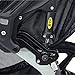 BOB Revolution Flex Duallie 2.0 Jogging Stroller - Up to 100 pounds - UPF 50+ Canopy - Adjustable Hadlebar, Lagoon