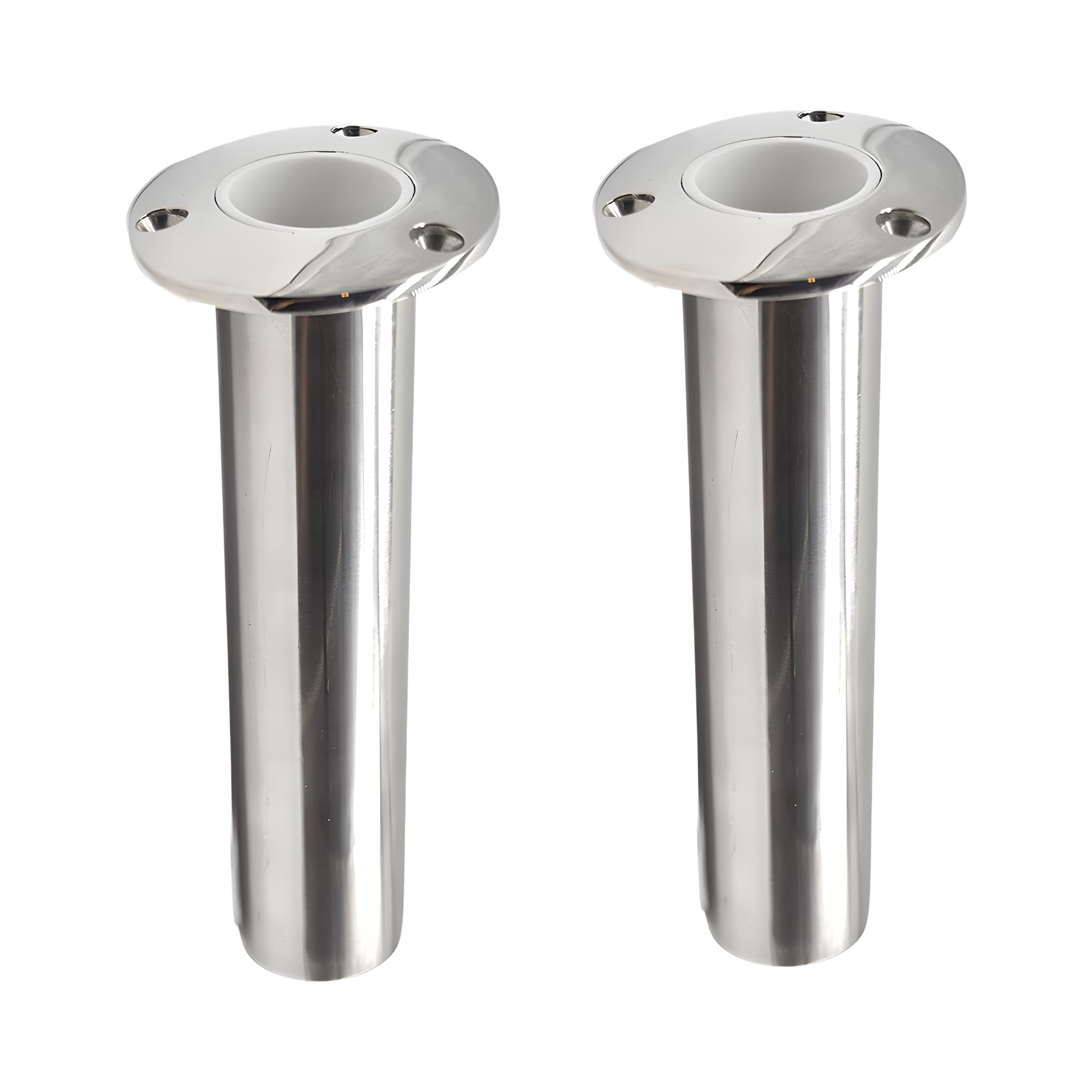 Photo 1 of **Partial Set - See Clerk Notes**
Marine City Deluxe Fishing Rod Holder with Drain, Flush Mount, 90° Heavy Duty 316 Stainless Steel, for Boats & Marine (2 Pcs)