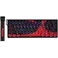 EPOMAKER Aula WIN60 HE 60% Wired Magnetic Keyboard with Adjustable Actuation, 8000 Hz Polling Rate, Hall Effect Switches, Hot-Swap, for FPS Games (Red Topographic)