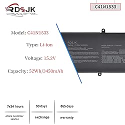 C41N1533 Laptop Battery for Asus Q524U Q524UQ