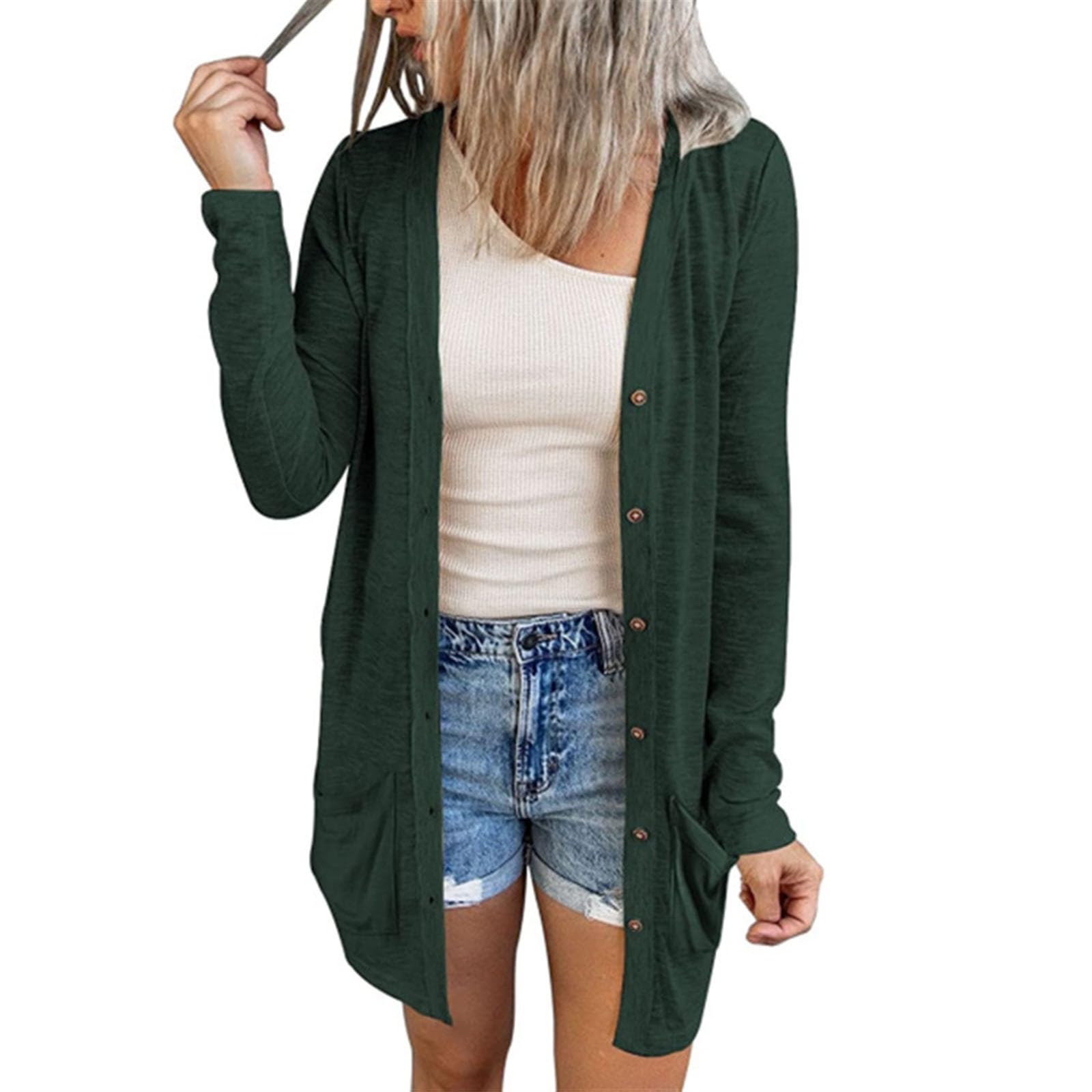 Red Oversized Sweater Crochet Cardigans For Women