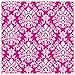 Amscan Classic Brocade Print Jumbo Gift Wrap, Pink, 16' x 30