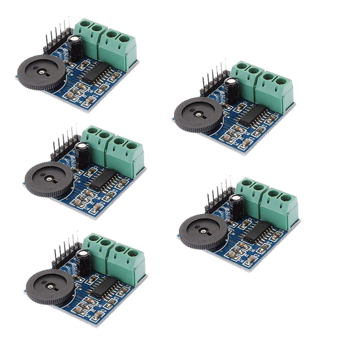 Photo 1 of HiLetgo 5pcs PAM8403 Two-Channel Amplifier Module Mini Digital Amplifier Board