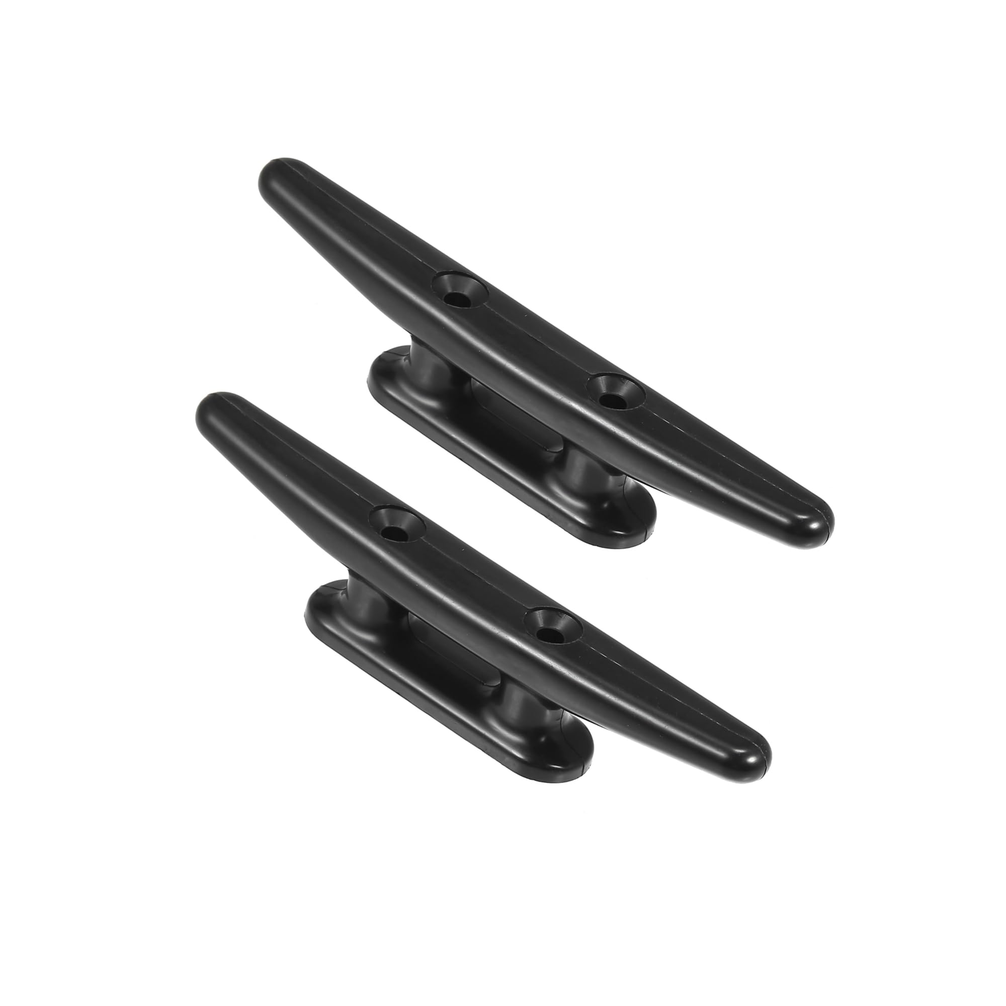 Hihaha 2pcs 6'' Plastic Boat Cleat Rope Cleat Boat Dock Cleats for Kayak Durable Material