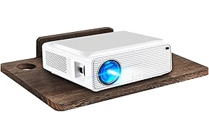 BEARUT Projector Shelf,Projector Wall Mount Floating Shelf, Projector Stand,Projector Rack Holder,Projector Mount,PlayStation Shelf,Router Shelf Storage Box Modem Cable Shelf by Wood