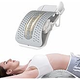 BebyComforyWell Adjustable Back Stretcher with 4 Level Airbag - Lumbar Support Board & Back Cracker for Spine Relief