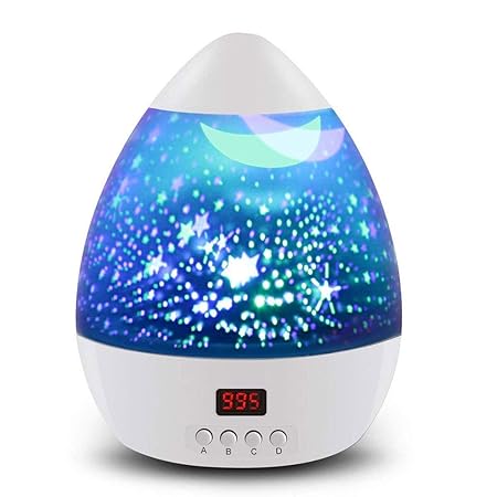 XK Star Light Rotating Projector-Music Starry Star Minions ...