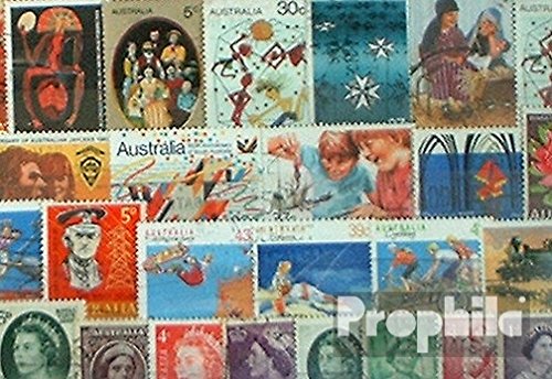 Prophila Collection Australia 100 various stamps (Stamps for collectors)
