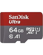 SanDisk Ultra Scheda di Memoria MicroSDXC da 64 GB e Adattatore, con A1 App Performance, Velocità fino a 100 MB/sec, Classe 10, U1