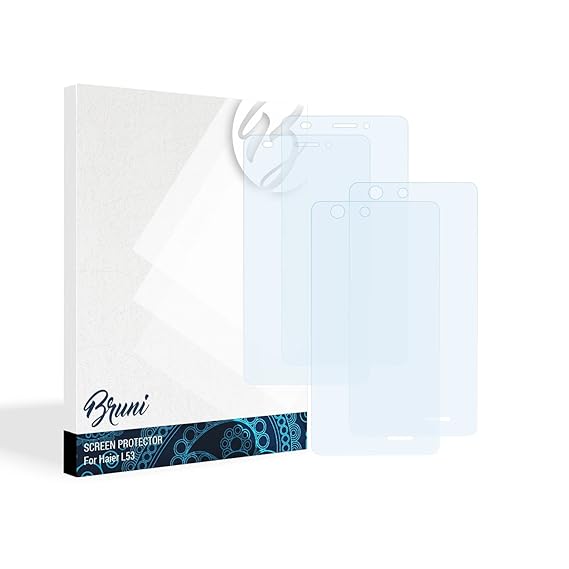 Bruni Schutzfolie für Haier L53 Folie, glasklare Displayschutzfolie (2er Set)