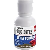 Fluval Bug Bites Betta Fish Food, 1.05 Oz. | Granules for Small to Medium Sized Fish