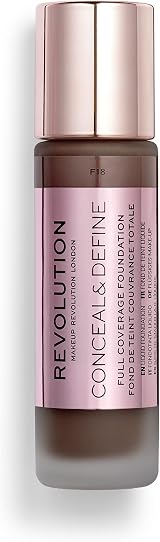 Revolution Beauty London Conceal and Define Foundation F18 23ml