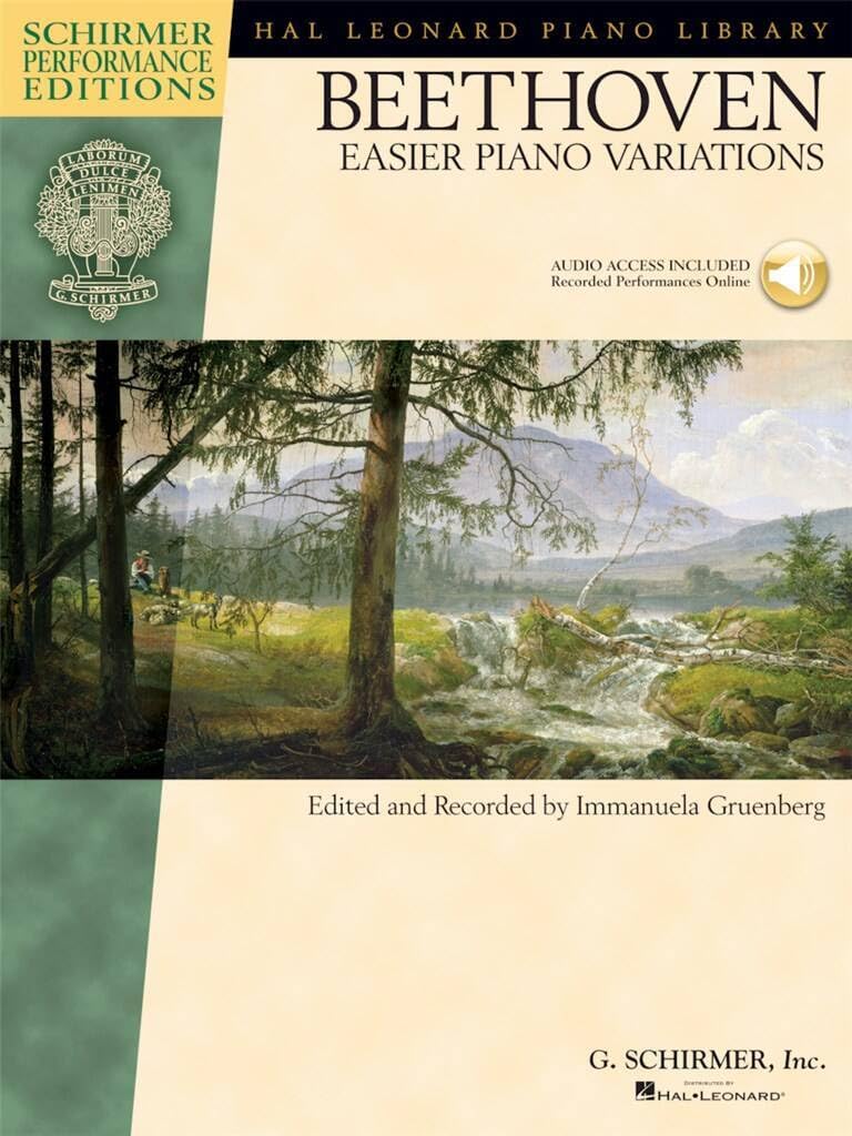 Ludwig van Beethoven - Easier Piano Variations: With a CD of Performances (Schirmer Performance Editions)